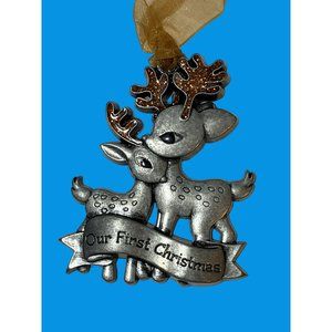 Gloria Duchin Our first Christmas Reindeer Collectible Ornament